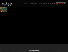 Tablet Screenshot of elixirfilms.com